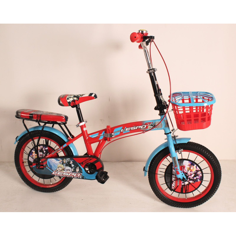 Sepeda lipat 16 inch-lespo