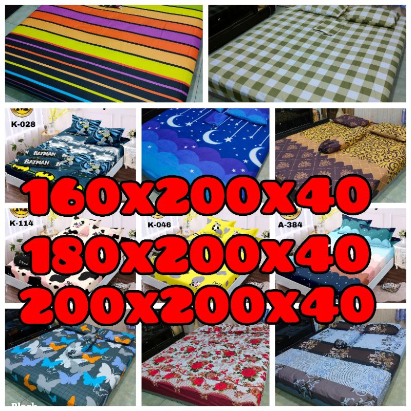 sprei khusus tinggi 40 cm