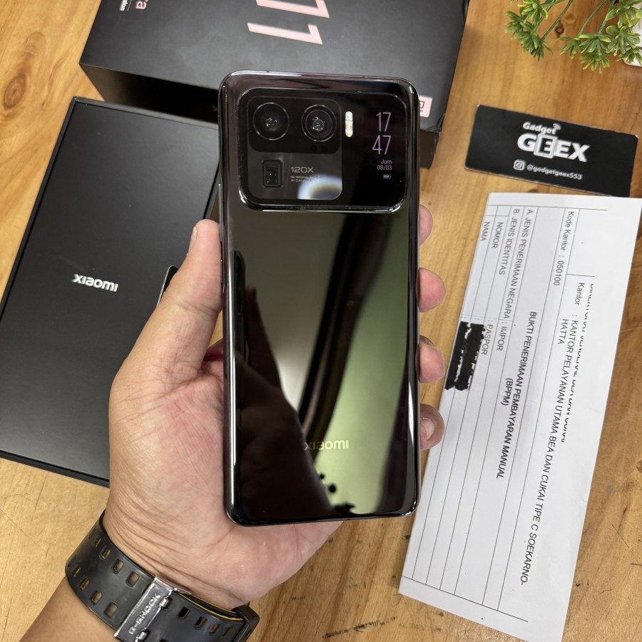 Xiaomi 11 Ultra 5G 12GB 256GB Ceramic Black Global Version Pajak resmi