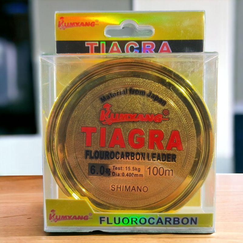 Senar pancing Tiagra Fluorocarbon 100m