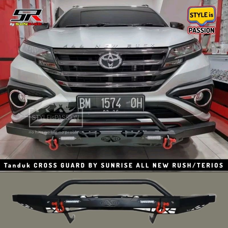 Towing Rhiino Tanduk Depan Terios Rush 2018-2021 type x mc 2023 original sunrise Xl7 Innova Reborn I