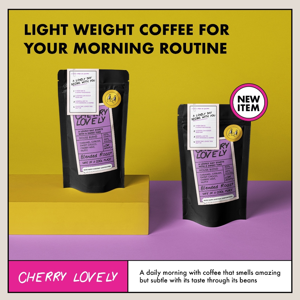 

Biji Kopi Arabika Cherry Lovely