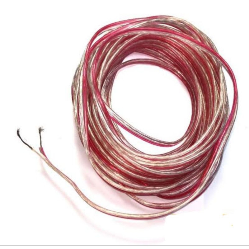 kabel listrik transparan/kabel listrik/kabel rumah/kabel listrik merah putih.