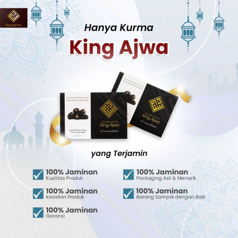 

Kurma King Ajwa Premium Original High Quality
