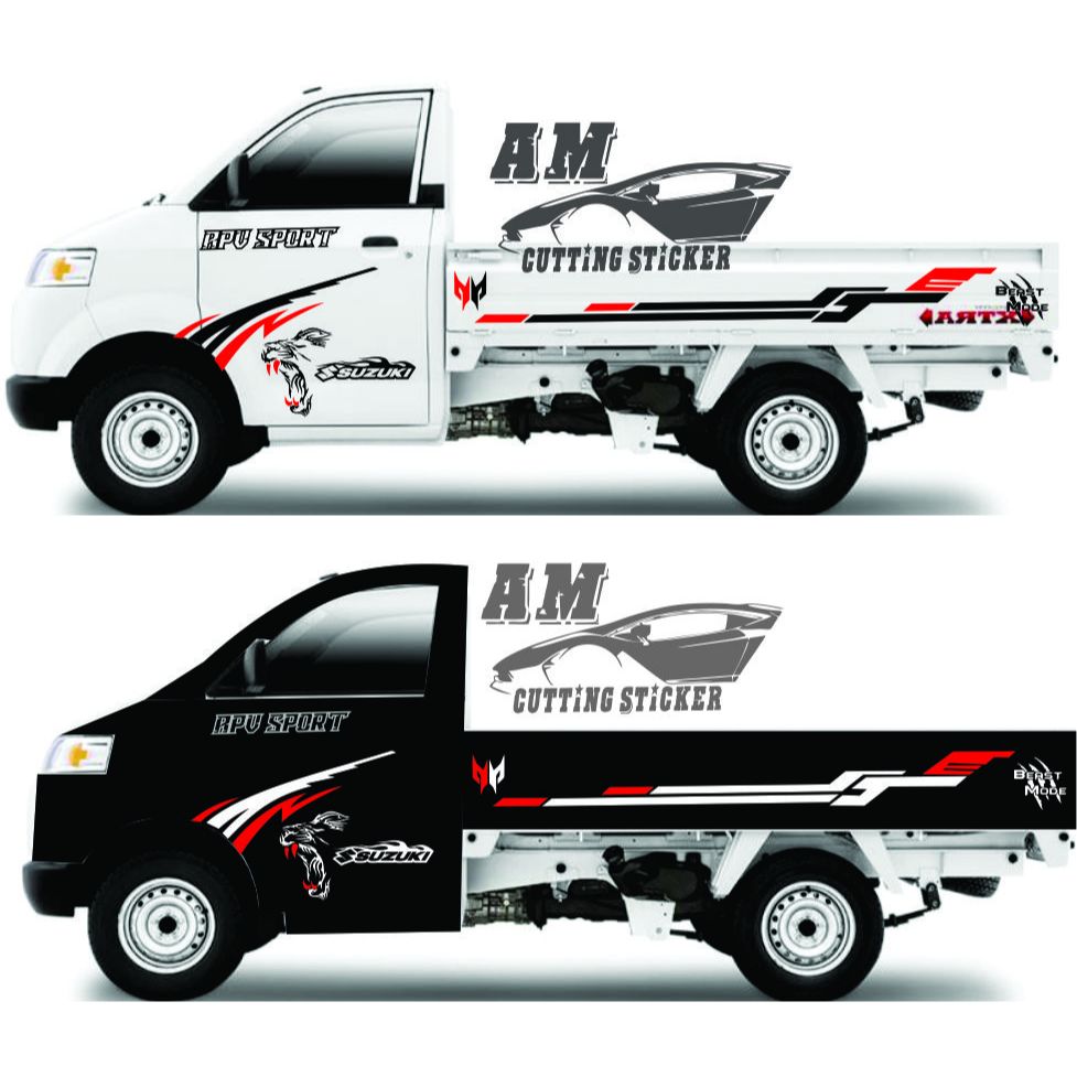 promo mobil pick up mobil daihatsu gran max stiker body samping mobil pick up