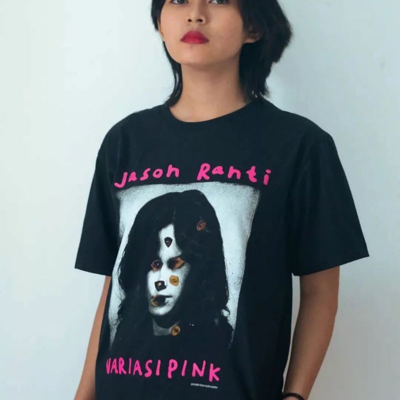 T-SHIRT KAOS JASON RANTI - VARIASI PINK