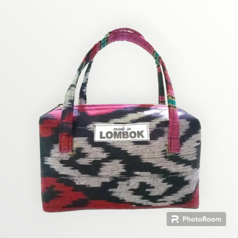 ٍSouvenir Oleh-Oleh Tas Jinjing Mini  Tenun Lombok Asli