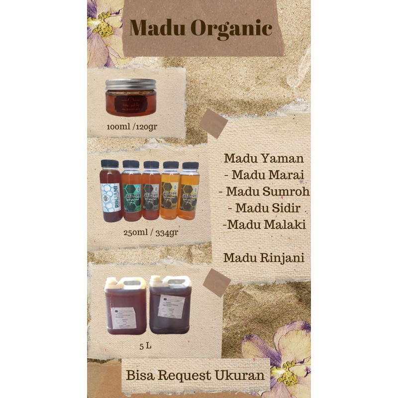 

madu Organic