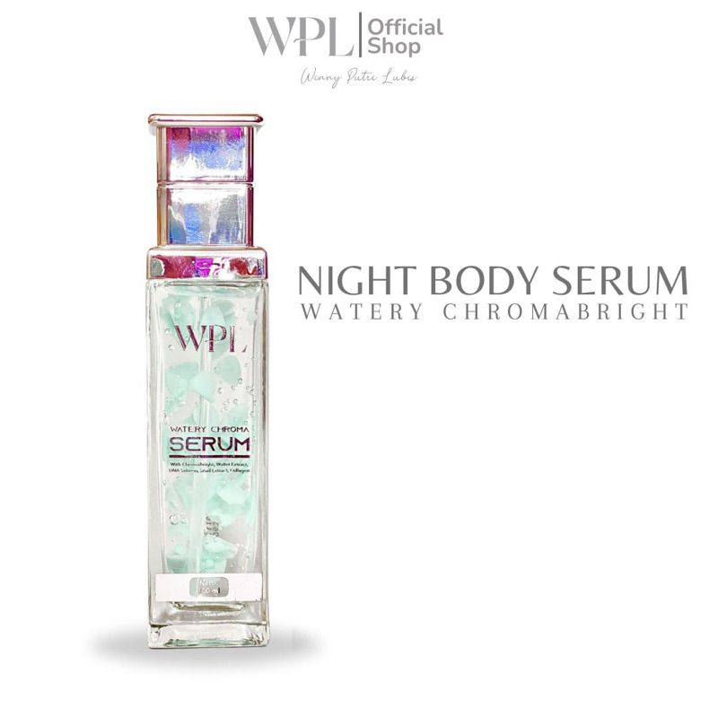 (COD Aktif✅) WPL Night Body Serum Rich Concentrated with Chromabright, DNA Salmon, Wallet, Collagen
