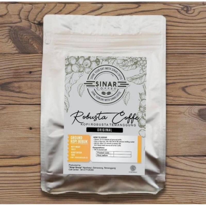 

Kopi Bubuk/Roasted Beans 500 gram Robusta Original Temanggung