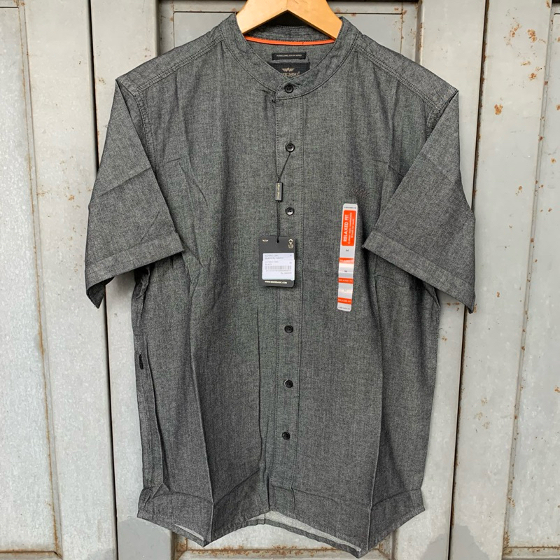 Kemeja Koko MGee Original ALFERO C053 Lengan Pendek