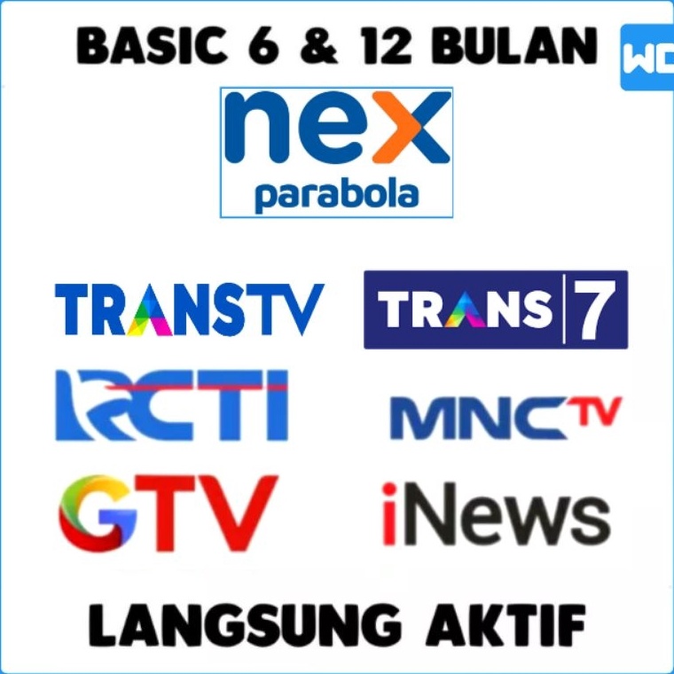 BYo Paket Basic Nex Parabola 6  12 Bulan Murah  Best Terlaris
