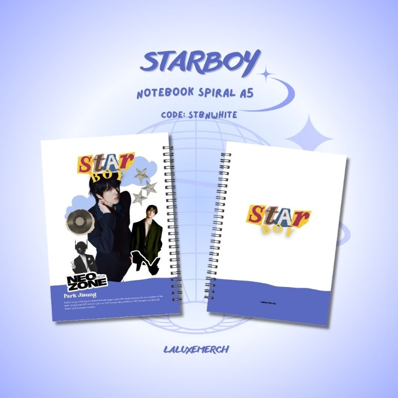 

[PREORDER] NOTEBOOK SPIRAL JOURNAL A5 -STARBOY