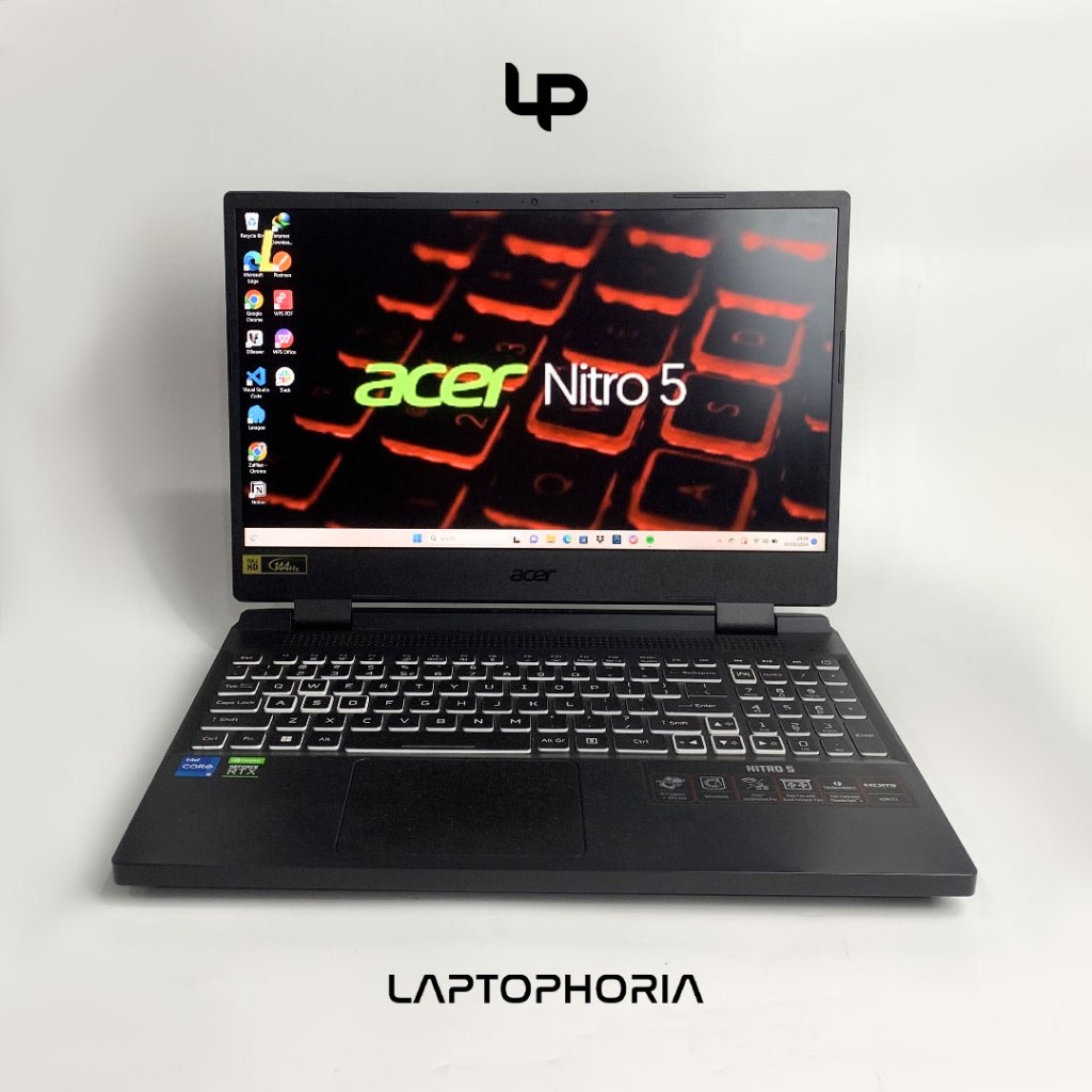 LAPTOP ACER NITRO 5 AN515 58 NVIDIA RTX 3050 4GB 100%ORIGINAL -