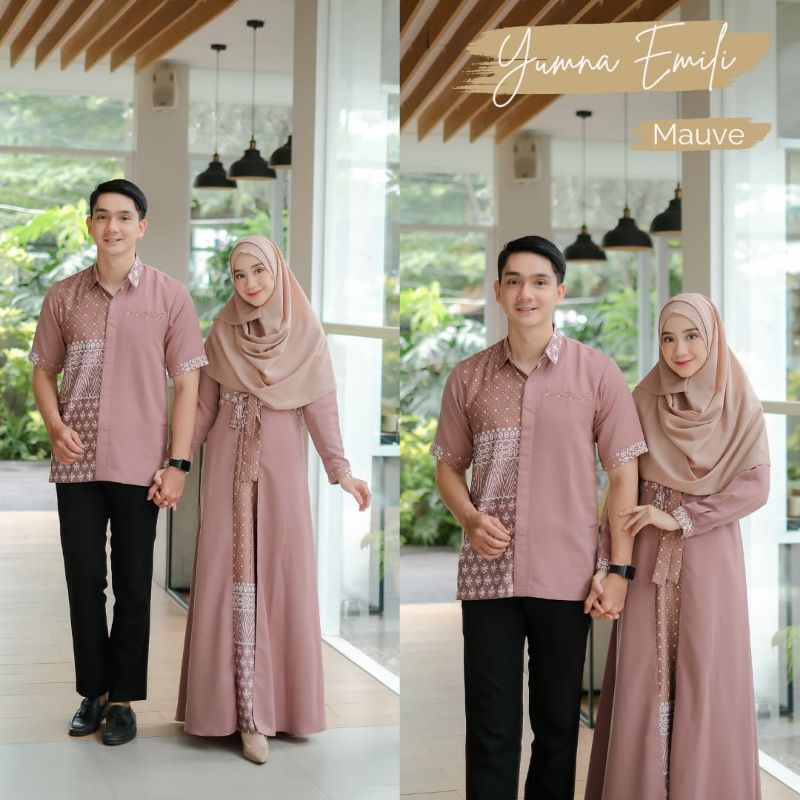 BAJU COUPLE KELUARGA BAJU PASANGAN GAMIS COUPLE MUSLIM Z4