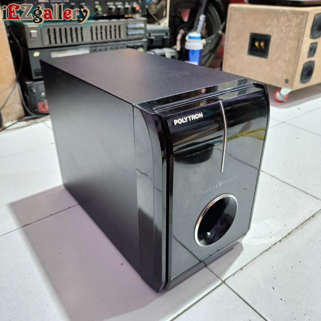 Subwoofer aktif Polytron PHT-500S normal dan original
