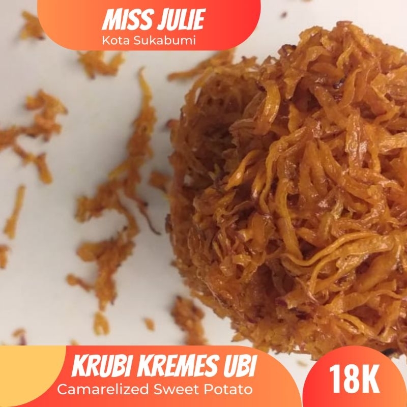 

KRUBI/ Kremes Ubi /Manis /KARAMEL GULA MERAH/ VIRAL/ ENAK/ GRUBI/ CARANG EMAS/ WALANGAN KREMES