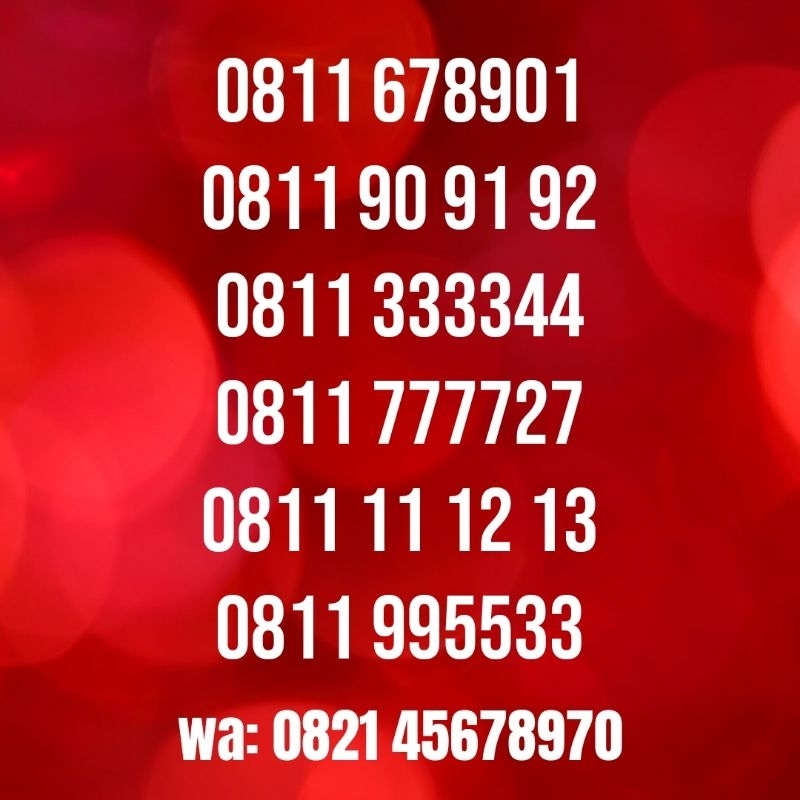 KARTU HALO 10 DIGIT NOMOR CANTIK