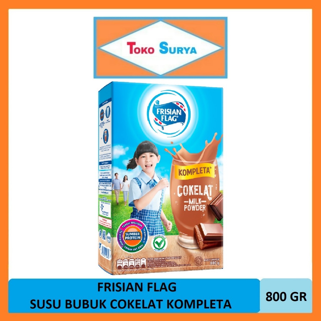 

Frisian Flag Cokelat Kompleta Susu Bubuk Instan Cokelat 800 Gr