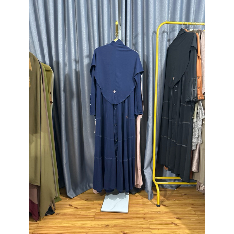 MAZAYA • SET DRESS & INSTAN HIJAB JERSEY PREMIUM