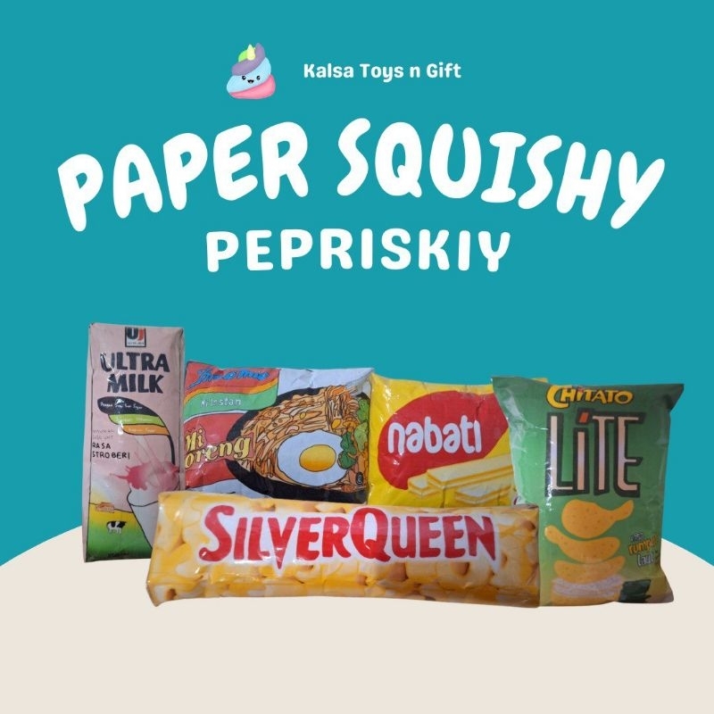 Paper Squishy Kertas Pepriskiy Viral
