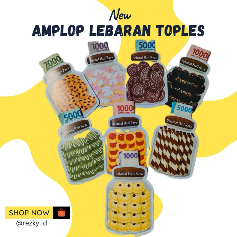 

(10pcs) Amplop 3D Toples, amplop 3D lebaran 2024 viral