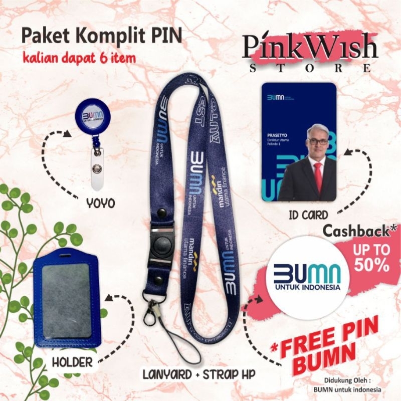 

Tali Id Card / Lanyard BUMN MANDIRI UTAMA FINANCE AUTOFEST Navy [READY STOCK] TERMURAH!! Beli Eceran Rasa Grosir