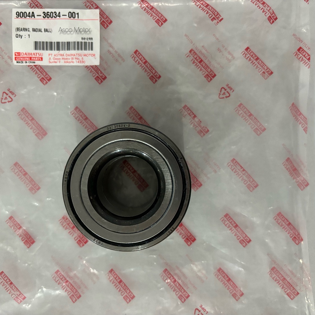 Laher roda depan original (Xenia, Avanza)2004-2011 VVTI NON ABS