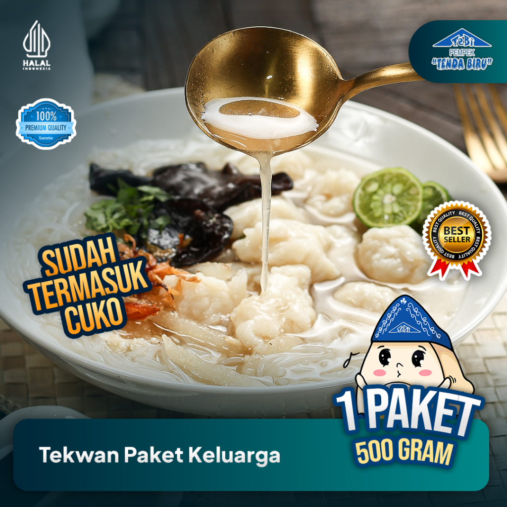 

Pempek Tenda Biru | Tekwan Paket Keluarga - Oleh oleh Lampung