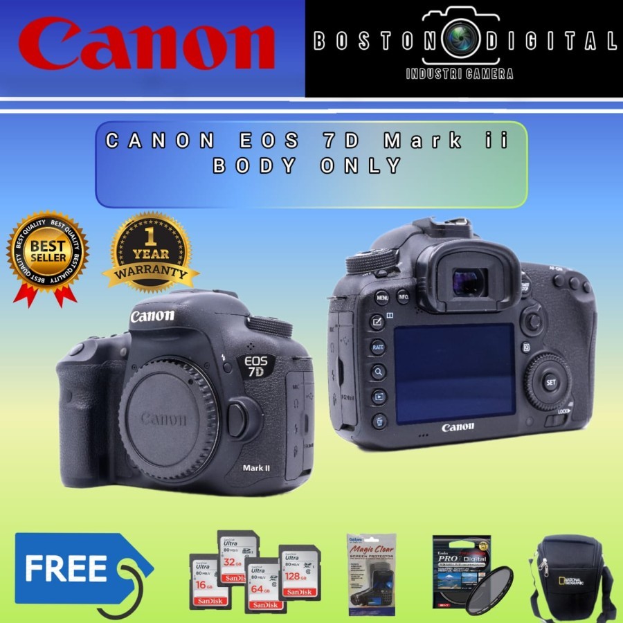 CANON EOS 7D II BODY ONLY / CANON 7D MARK II BODY ONLY - BODY ONLY