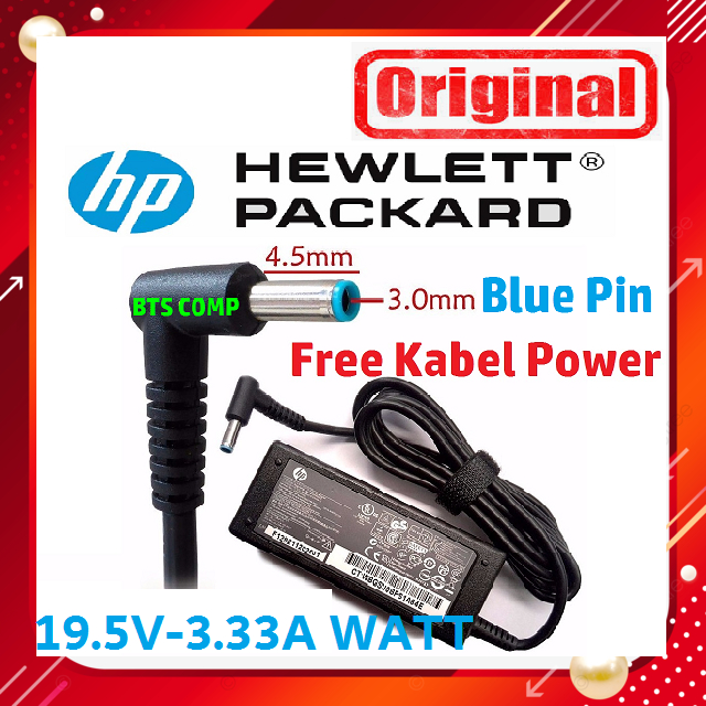 Cas Charger Adaptor Casan Original Laptop HP SleekBook 19.5V-3.33A