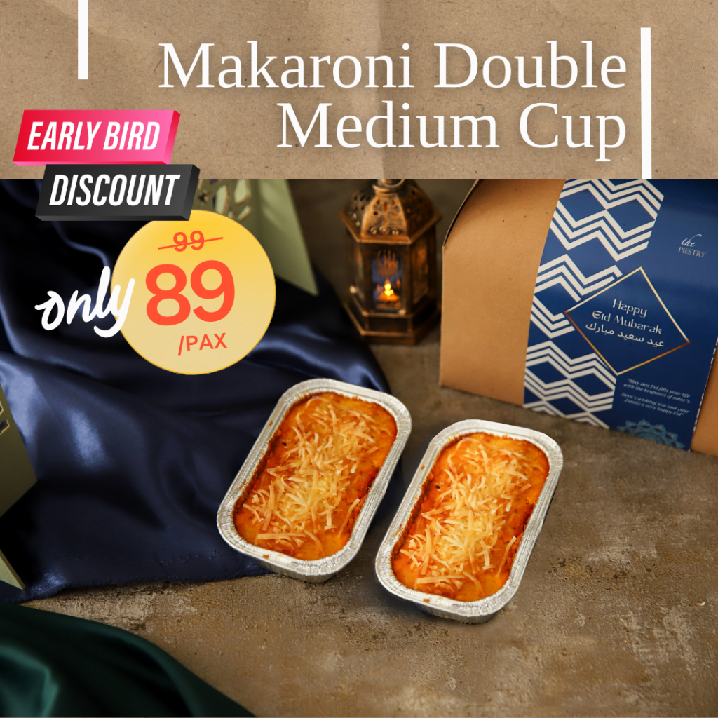 

HAMPERS LEBARAN PREMIUM / BAKED MACARONI DOUBLE MEDIUM CUP PREMIUM / PARCEL LEBARAN / PARSEL IDUL FITRI / KUE IDUL FITRI / KUE LEBARAN MURAH