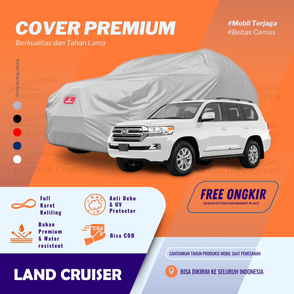 Premium Cover Mobil / Sarung Mobil Land Cruiser Mantel Selimut Mobil Land Cruiser