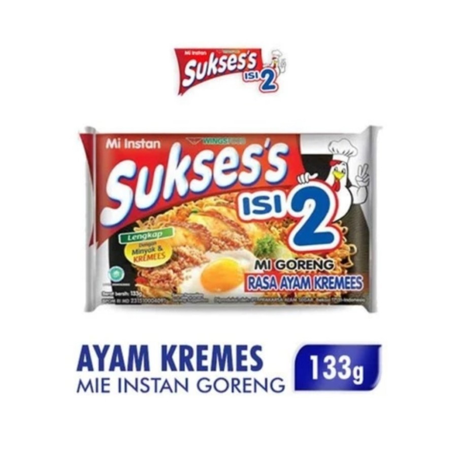 

Mie Sukses isi 2 Ayam Kremes 133 g