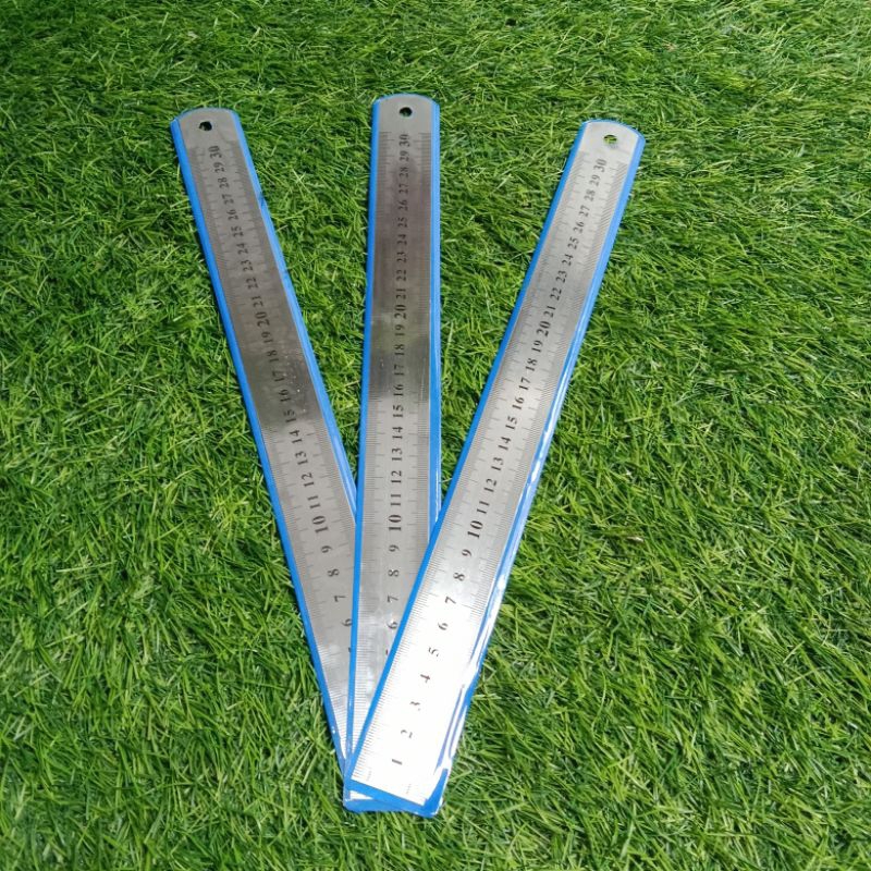 

KF || Penggaris besi V-TRO 30 cm stainless steel anti karat