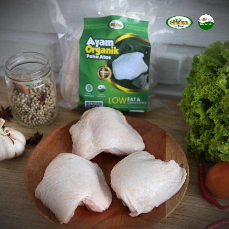 

Paha Atas Ayam Organik (500gr)/Ayam Organik Berkah Chicken