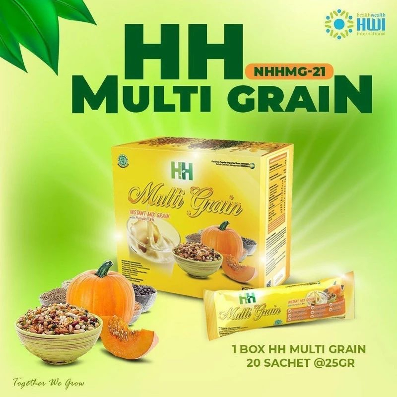 

HH Multi Grain HWI Minuman Serbuk Serea Isi 500gr KEMASAN BARU