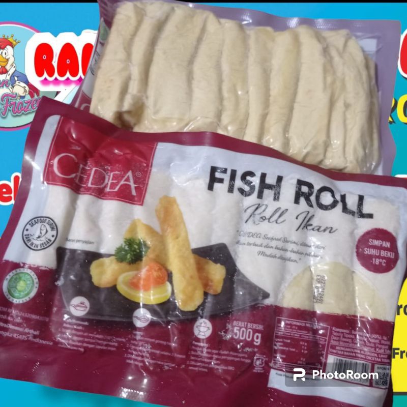 

CEDEA fish roll 500gr olahan ikan bermutu