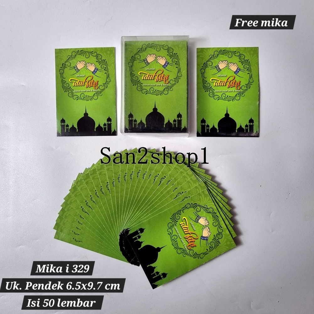 

AMPLOP LEBARAN IDUL FITRI KEMASAN MIKA ISI 50 PREMIUM EMBOSS SILVER