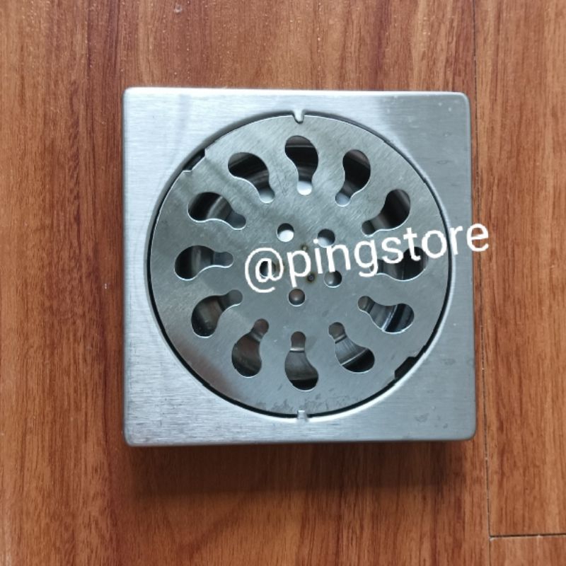 Penutup saluran pembuangan air got Kamar Mandi + Floor drain Stainless