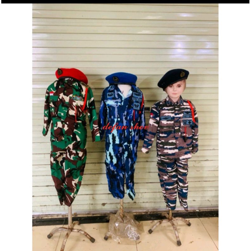 BEST SELLER BAJU PROFESI ANGKATAN LAUT ANAK /BAJU DORENG AL/ BAJU DORENG LAYAR ANAK