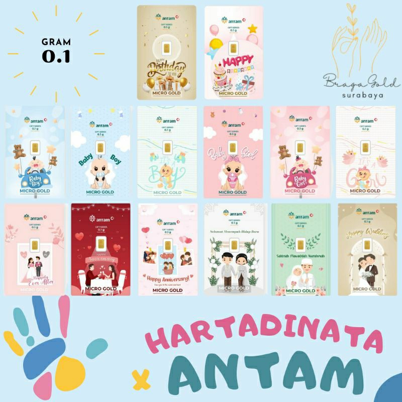 ANTAM Gift Series x Hartadinata 0.1 gram