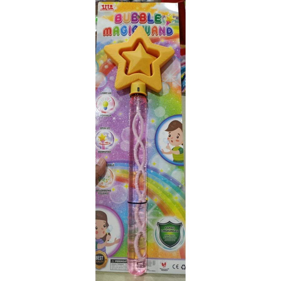 Mainan Anak Bubble / Bubble Sabun STICK / Gelembung Balon ada LAMPU