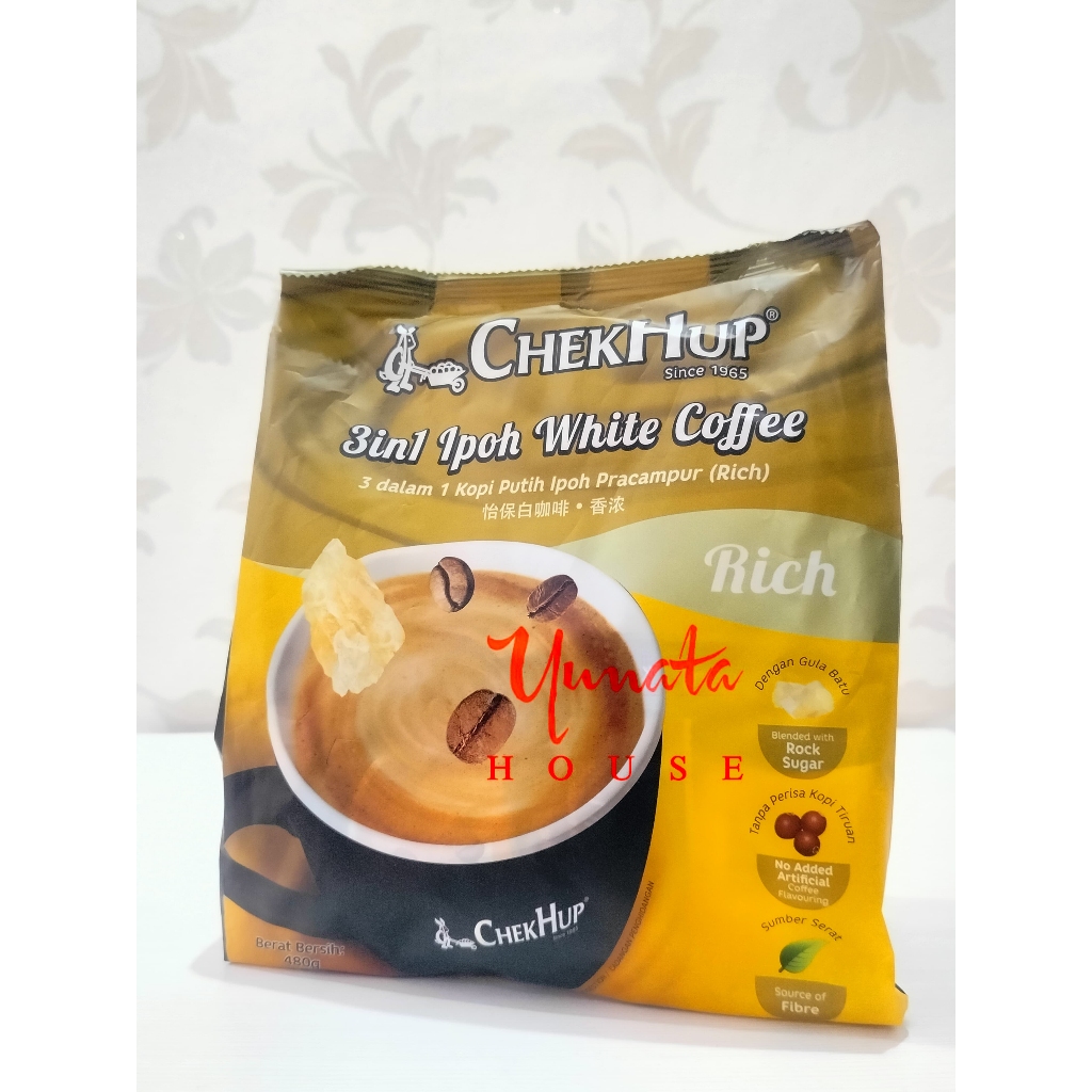 

Chek Hup Malaysia 3in1 Ipoh White Coffee Rich [40g x 12s]