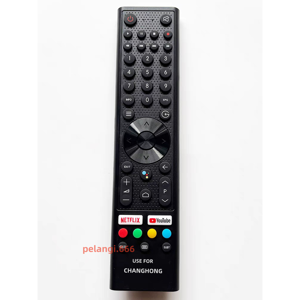 (1)netflix Remot Remote TV untuk Changhong LCD LED Android Smart TV L32H7 L40H7 L32H4 U50H7 U55H7 L3