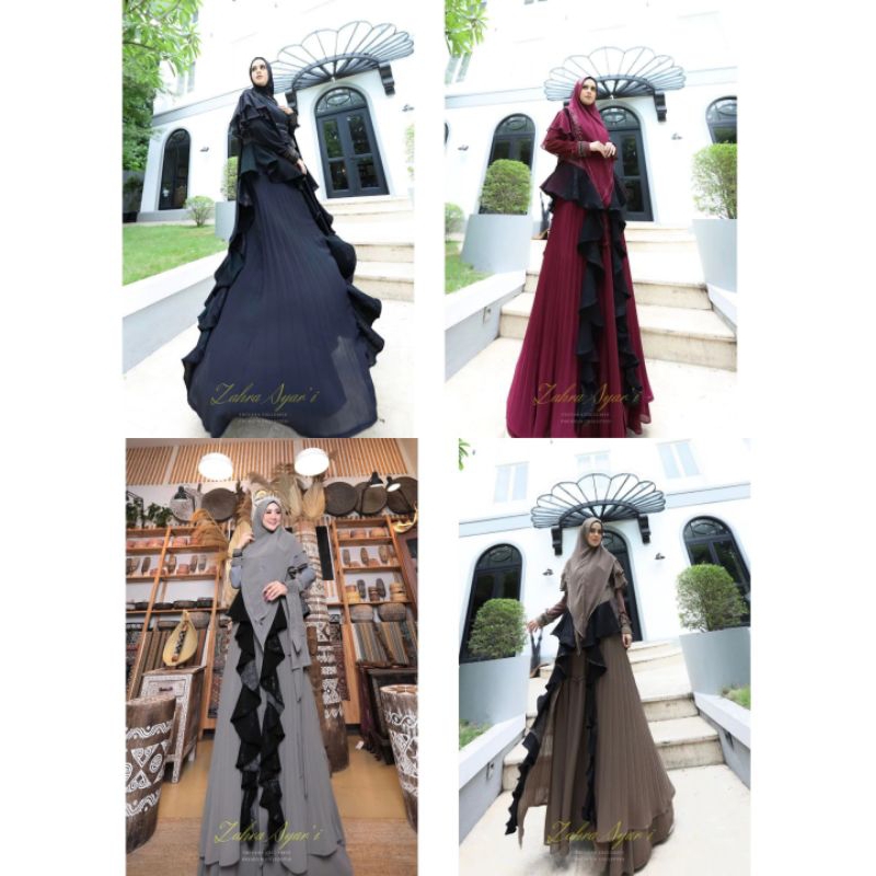 Zahra Syar'i Original By : TREVANA (tanyakan Stok)