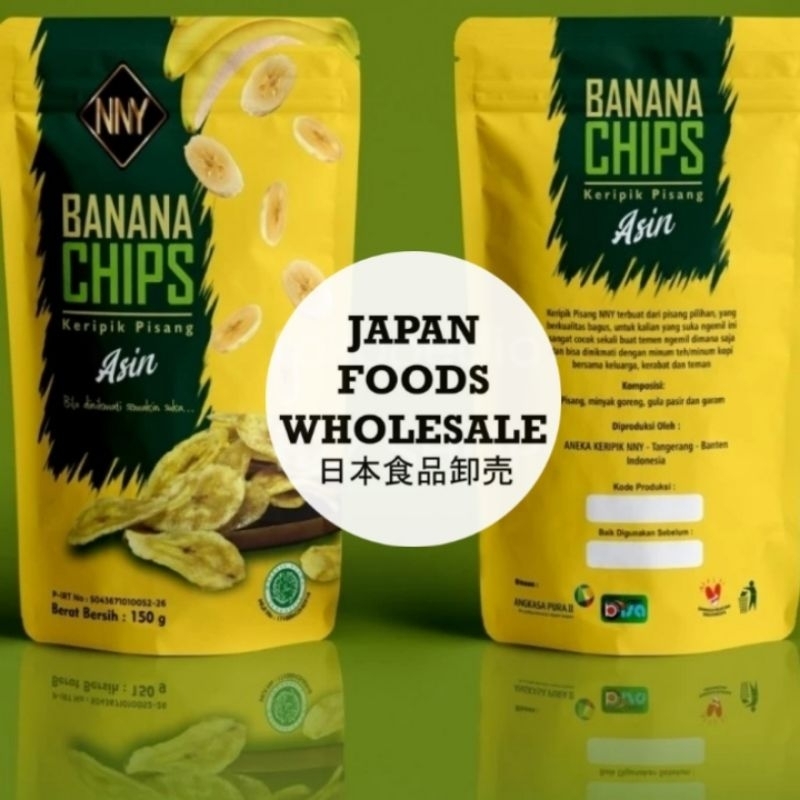 

Keripik Pisang Asin NNY / banana chips / cemilan / snack