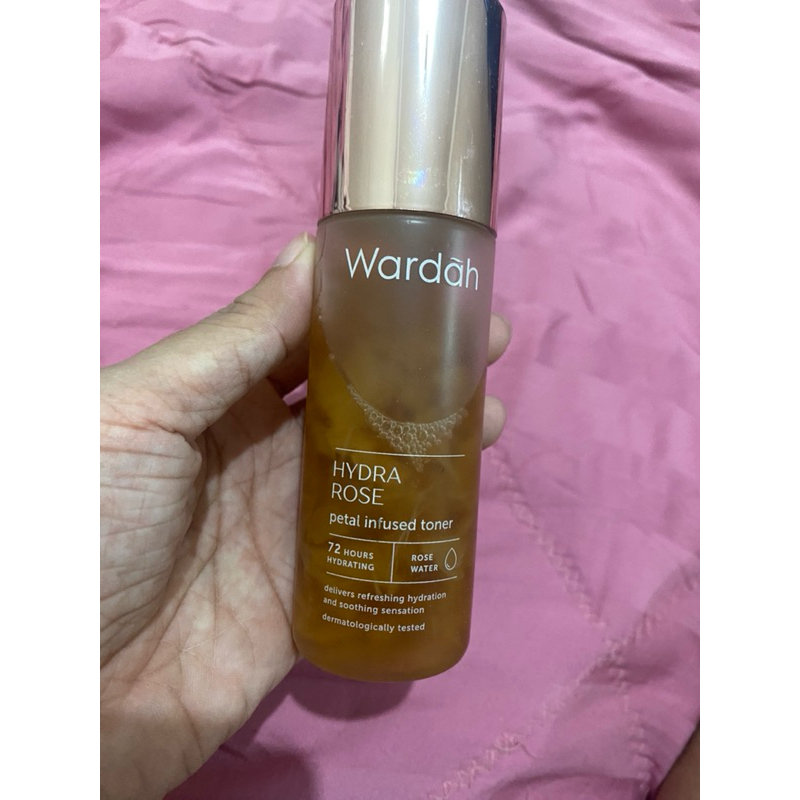 PRELOVED toner wardah hydra rose petal infused toner