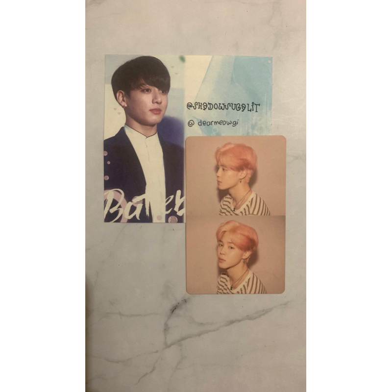 BTS Jimin Persona 1 photocard pc