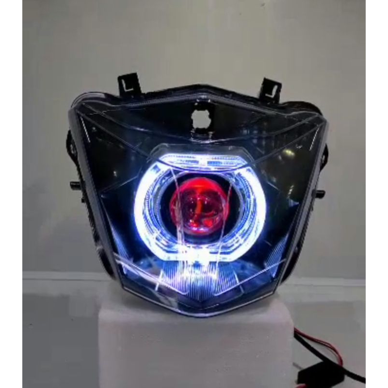 beat esp eco / Street reflektor lampu depan beat esp custom ala ala biled projektor